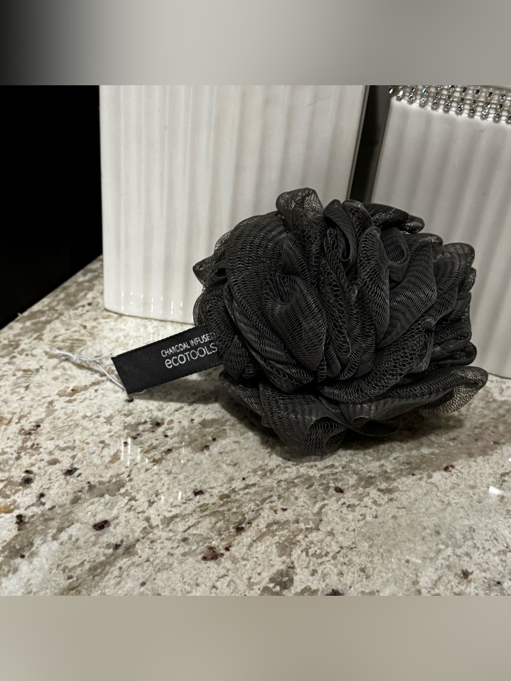 ecotools Charcoal Infused Bath Pouf